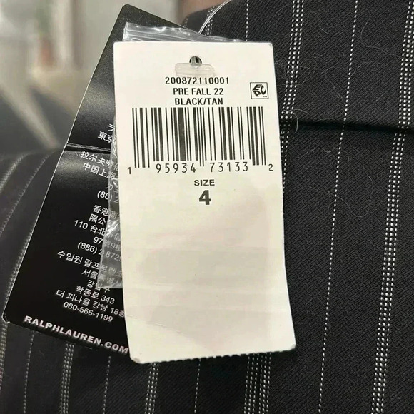 Lauren Ralph Lauren Pin Striped Wool Jacket - Picture 5 of 5